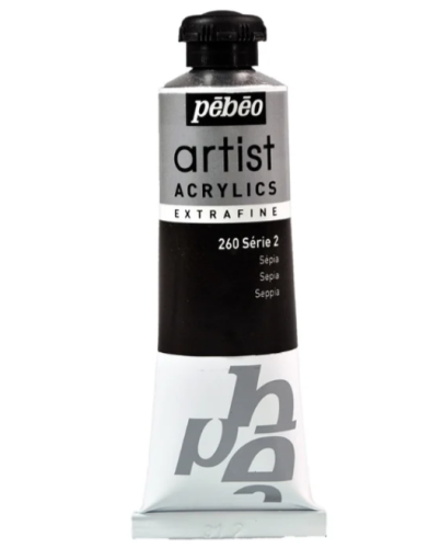 Акрил Pebeo "Artist" 37 мл Сепия