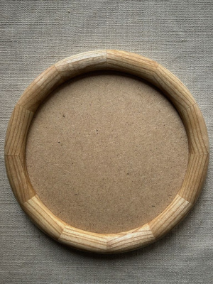Рамка круглая KK/home, ручная работа, d15, ясень
