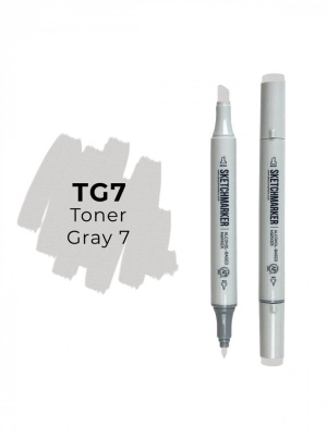 Маркер двухсторонний на спиртовой основе Sketchmarker Цвет Тонированный серый 7