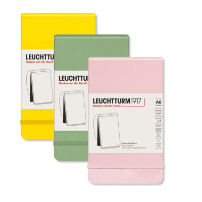 Блокнот нелинованный Leuchtturm Reporter Notepad Pocket 188 стр., твердая обложка винный