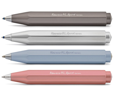 Ручка шариковая KAWECO AL Sport 1,0 мм, корпус золотой