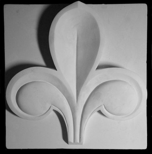 Гипс Орнамент "Трилистник"