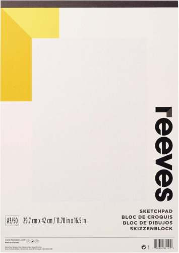 Блокнот для эскизов и рисования Reeves "SKETCHPAD" А3 50 л