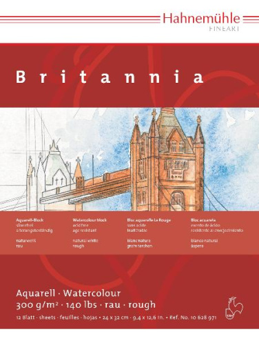 Альбом-склейка для акварели Hahnemuhle "Britannia" 24x32 см 12 л 300 г