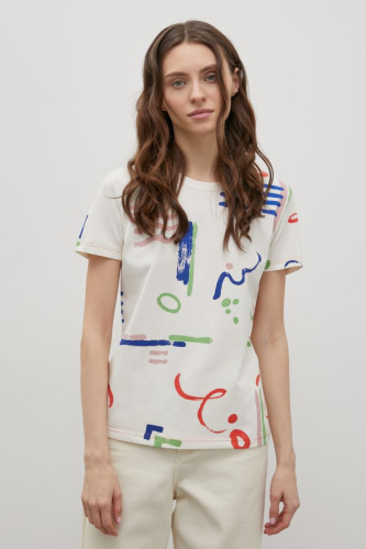 Футболка с абстрактным принтом