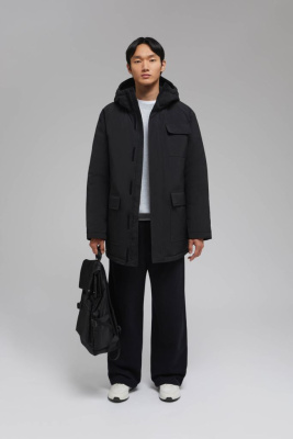 Утепленная куртка с капюшоном