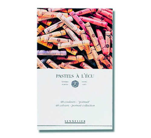 Набор сухой пастели Sennelier "A LECU" 48 цв портрет, в картонной коробке