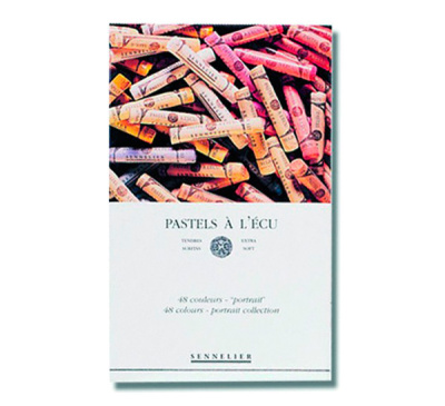 Набор сухой пастели Sennelier "A LECU" 48 цв портрет, в картонной коробке
