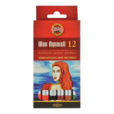 Набор карандашей акварельных восковых Koh-I-Noor 12 цветов в картоне