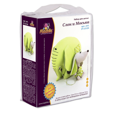 ?Наборы для изготовления игрушек "Miadolla" Слон и Моська
