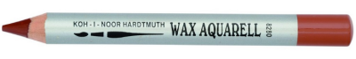 Карандаш акварельный восковой Koh-i-noor "8280" коричневый красноватый