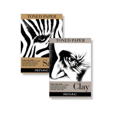 Альбом для эскизов Fabriano 21х29,7 см 120 г, тонированная бумага