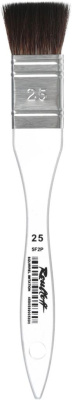 Кисть синтетика белка имитация №25 Roubloff "5F2Р" короткая ручка прозрачная