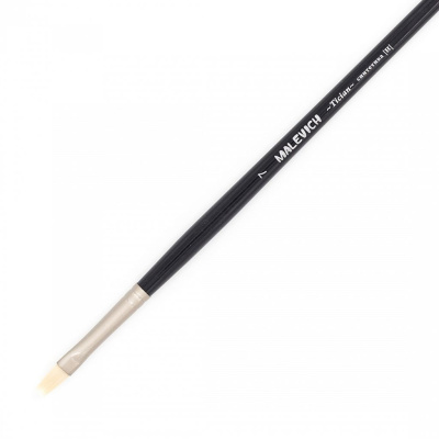 Кисть синтетика №7 плоская Малевичъ "Тициан"