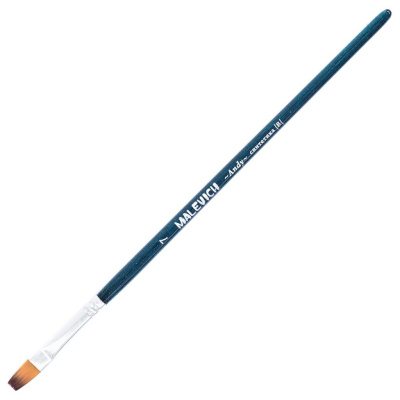 Кисть синтетика №7 плоская Малевичъ "Энди"