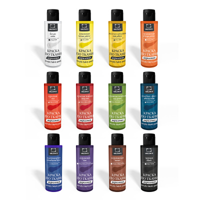 Акрил по ткани Малевичъ 60 мл, умбра натуральная