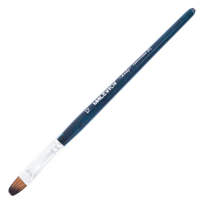 Кисть синтетика №12 овальная Малевичъ "Энди"