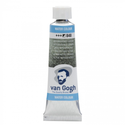 Акварель Talens "Van Gogh" 10 мл Зеленый интерферентный PW20/PW15/PW6