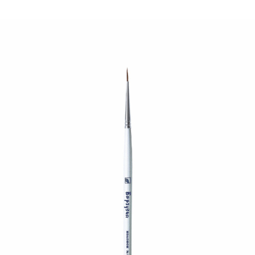 Кисть колонок №00 круглая Альбатрос "Баргузин" для миниатюры, короткая ручка