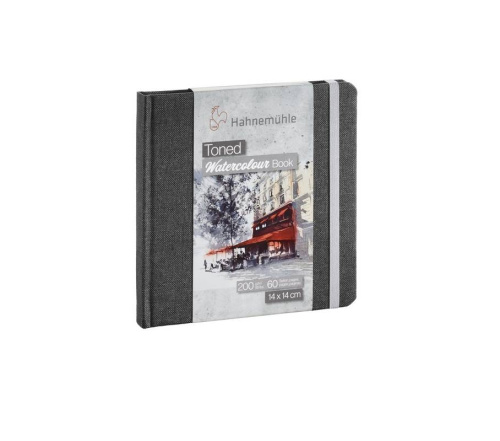 Альбом для акварели Hahnemuhle "Watercolour book" 14x14 см 30 л 200 г целлюлоза 100% серый