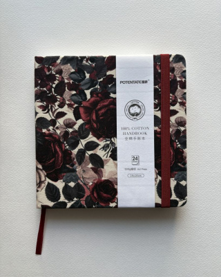 Мини-скетчбук для акварели Potentate 16х16 см 24 л 300 г 6