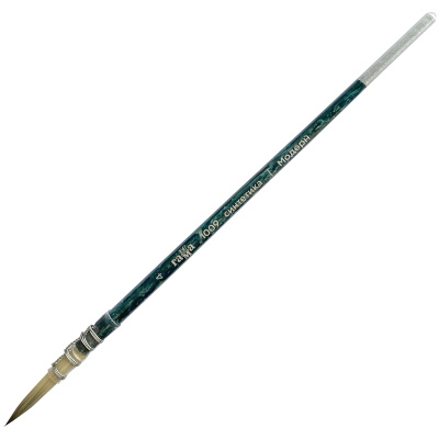 Кисть синтетика №4 круглая Гамма "Модерн" французское крепление, короткая ручка