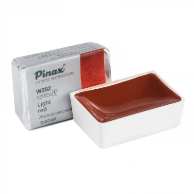 Акварель Pinax кювета 2,5 мл W282 Железоокисная Красная