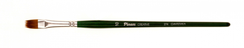 Кисть синтетика №10 плоская Pinax "FLAT COMB 274" короткая ручка