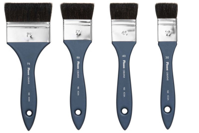 Кисть коза черная флейц Pinax "Creative 150" короткая ручка