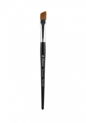 Кисть синтетика скошенная Альбатрос "Мастер" короткая ручка