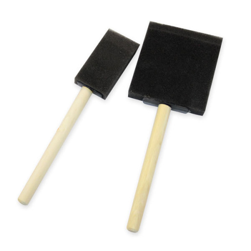 Кисть-губка поролоновая "Сонет" 60 мм плоская деревянная ручка