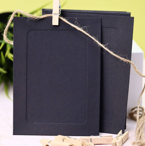 Крафтовые фоторамки "Classic", black, 9,8*13,2 см