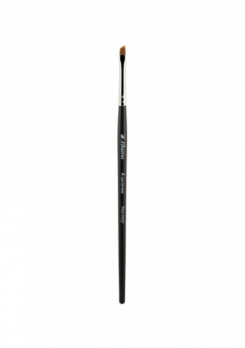 Кисть синтетика №4 скошенная Альбатрос "Мастер" короткая ручка