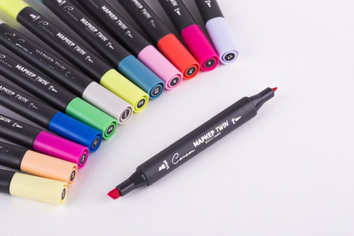 Маркер художественный "Сонет TWIN" все цвета