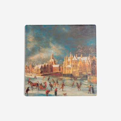 Подставка керамическая для чайника "Зимний Вид Лейдена"