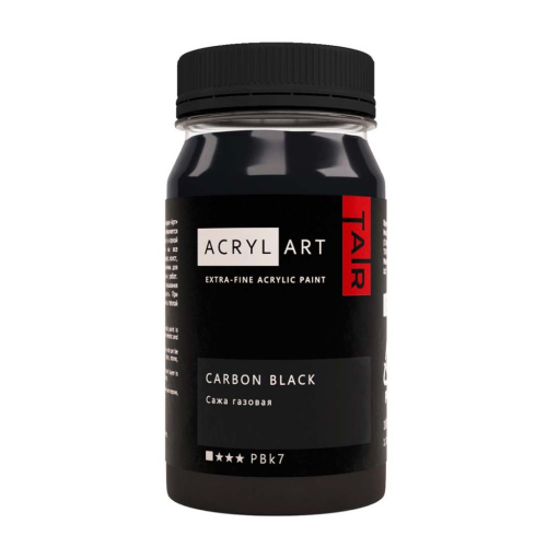 Акрил АРТ 100 мл Сажа газовая