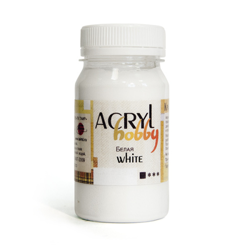 Акрил "Хобби" 100 мл Белый