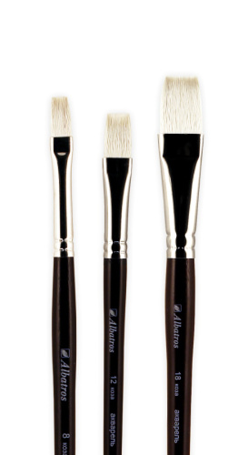 Кисть коза плоская Альбатрос "Художник"