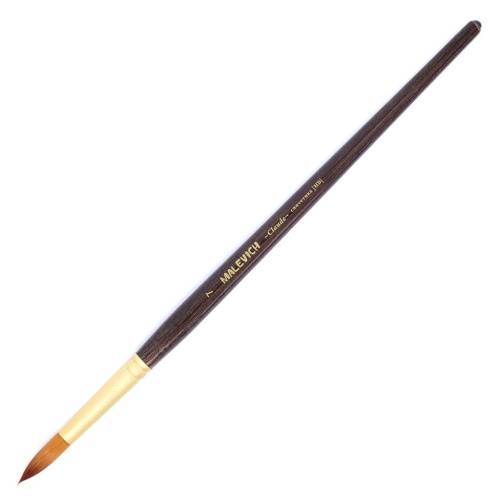 Кисть синтетика №7 круглая Малевичъ "Клод"