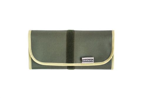 Скрутка для хранения кистей Малевичъ 26х48 см, оливковый