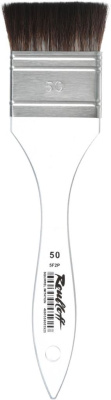Кисть синтетика белка имитация №50 Roubloff "5F2Р" короткая ручка прозрачная