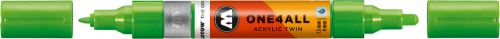 Маркер акриловый Molotow ONE4ALL двусторонний Неон-зеленый