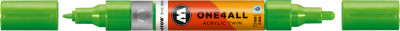 Маркер акриловый Molotow ONE4ALL двусторонний Неон-зеленый