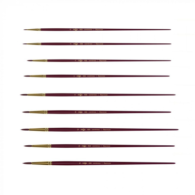 Кисть синтетика круглая Гамма "Вернисаж" длинная ручка