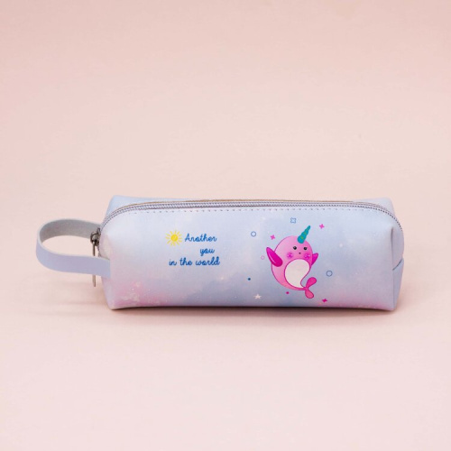 Пенал "Whale-unicorn", blue