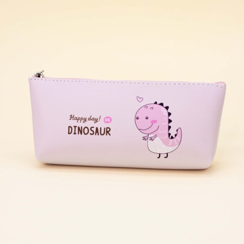 Пенал "Happy dinosaur", pink
