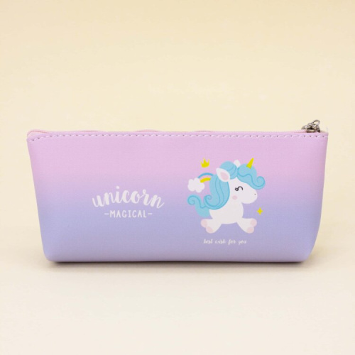 Пенал "Unicorn best magical" blue