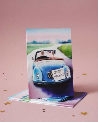 Открытка "Just Married"
