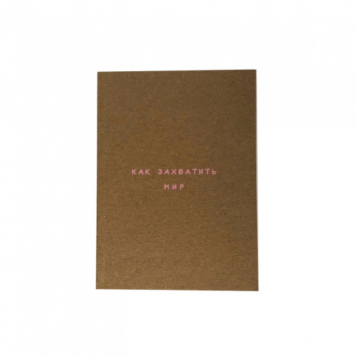 Планер "Как захватить мир. Крафт" А6