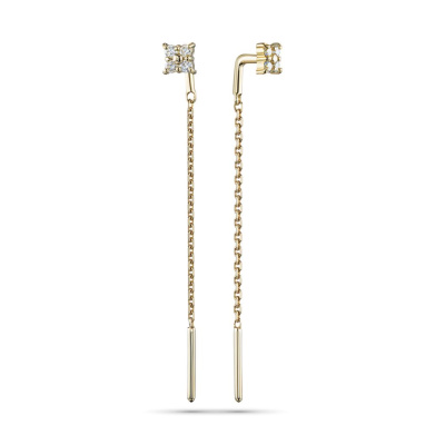 Серьги из желтого золота э0312сг08200364